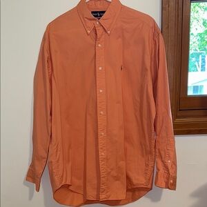 Ralph Lauren Men's Casual Orange Shirt